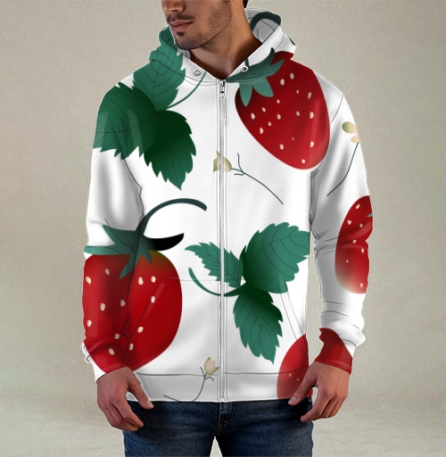 Фотография футболки Fresh Red Sweet Berries Strawberry Garden – Садовая клубника