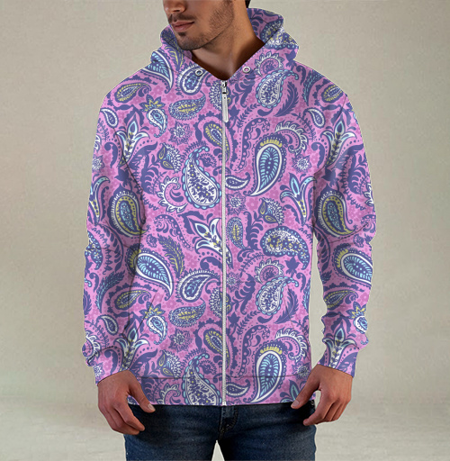 Фотография футболки Пейсли паттерн