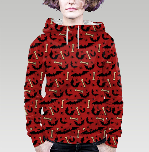 Фотография футболки Летучие мыши, пауки и кости