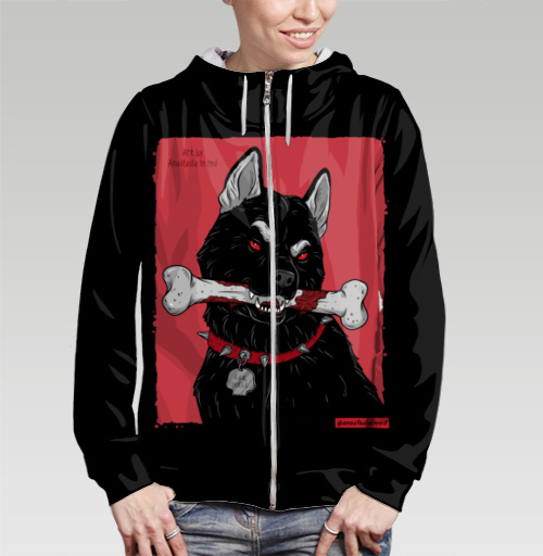 Фотография футболки Черный пёс