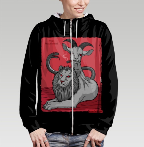 Фотография футболки Забавная Химера