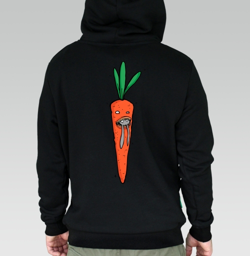 Фотография футболки Carrot Predator Flip / Шокирующая морковка ест кроликов монстр морковка кролики