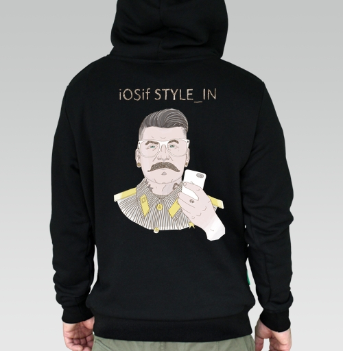 Фотография футболки Ироничный портрет iOSif STYLE_IN в стиле ретро