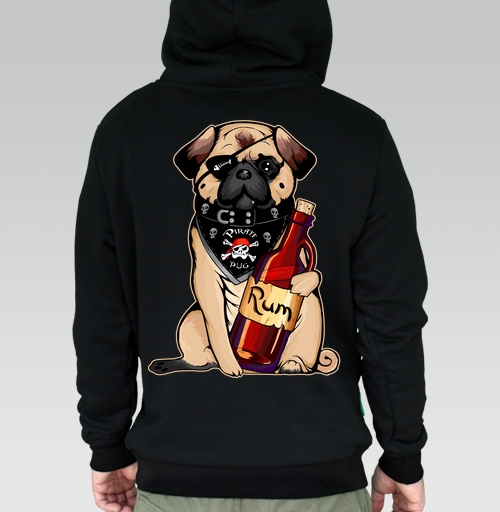 Фотография футболки Pirate pug