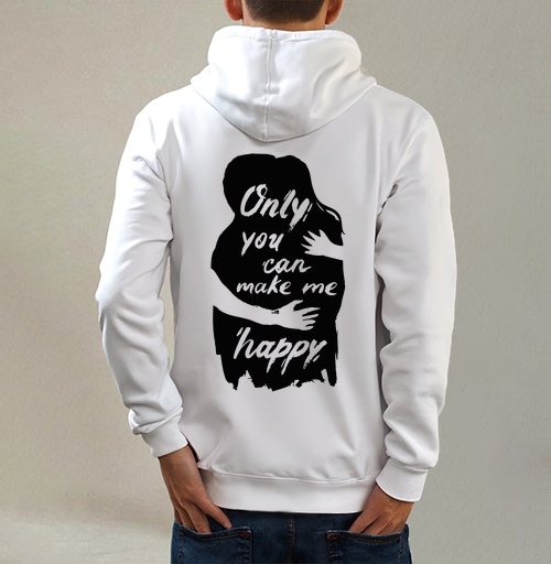 Фотография футболки Only you can make me happy / Только ты можешь сделать меня счастливым