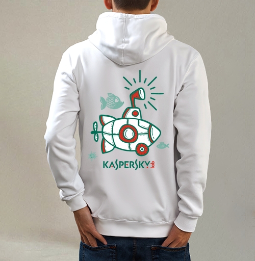 Фотография футболки Цветная игрушечная подводная лодка Kaspersky