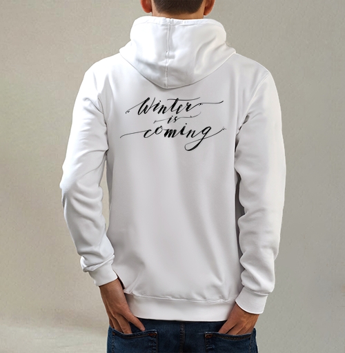 Фотография футболки Зима близко леттеринг