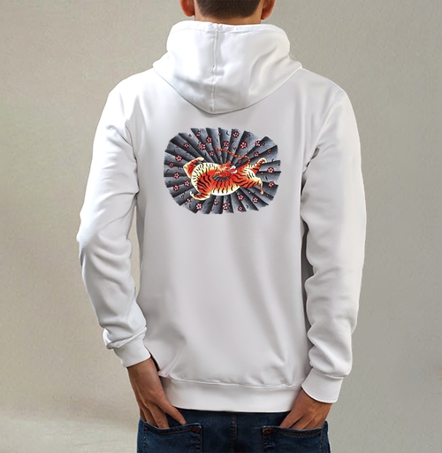 Фотография футболки Японские тату тигр