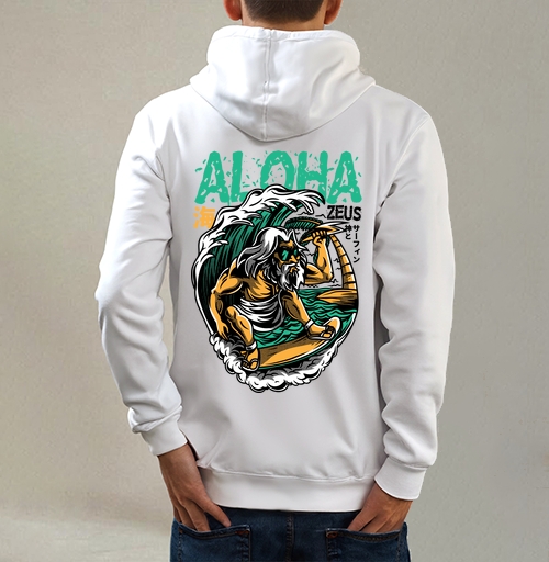 Фотография футболки Aloha Zeus / Алоха Зевс