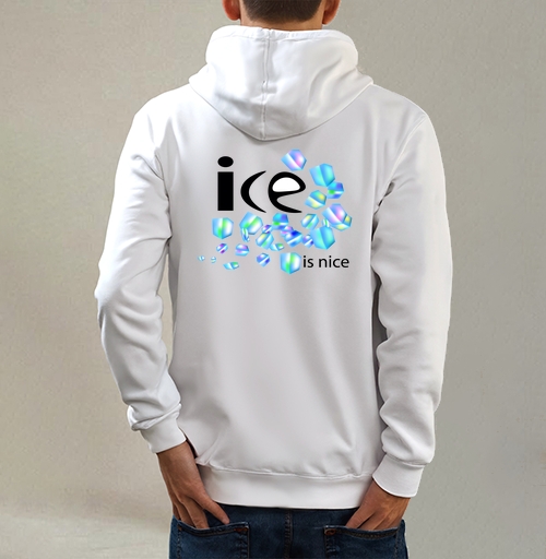 Фотография футболки Лёд Свежесть Холодная Весёлая Надпись ice is nice