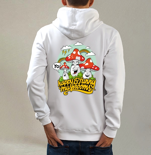 Фотография футболки Funny Mushrooms