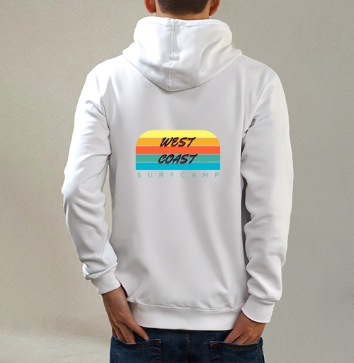 Фотография футболки West Coast Surf Camp Летний Пляжный Отдых на Западном