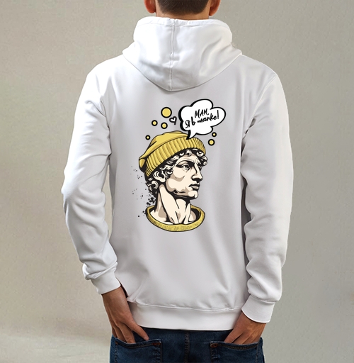 Фотография футболки Мам, я в шапке