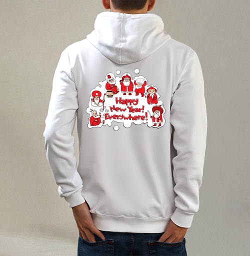 Фотография футболки Global Santa Unites / Глобальный Санта Объединяет New Year Everywhere