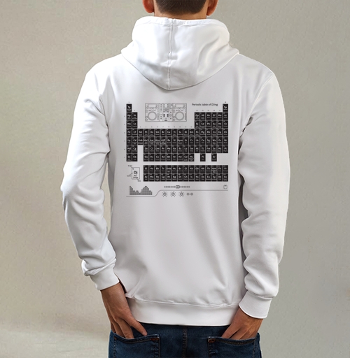 Фотография футболки Periodic table of DJing