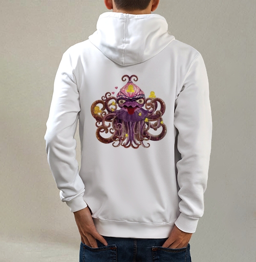 Фотография футболки Surreal Octopus / Сюрреалистичный осьминог дружелюбного хаоса трикстер