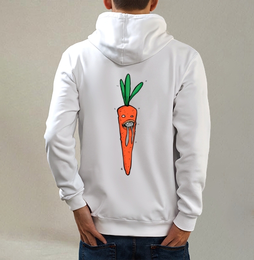 Фотография футболки Carrot Predator Flip / Шокирующая морковка ест кроликов монстр морковка кролики