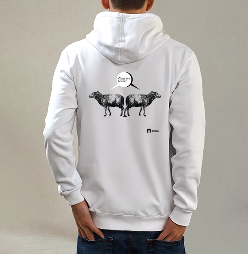 Фотография футболки Playful Cloned Sheep Poster / Забавные клонированные овцы Clone me tender