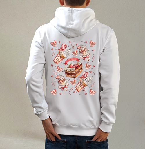 Фотография футболки Happy Valentines Day pattern / Паттерн ко Дню святого Валентина