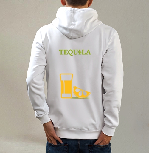 Фотография футболки Яркий минималистичный плакат TEQUILA с мексиканским стилем