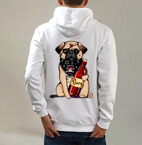 Фотография футболки Pirate pug