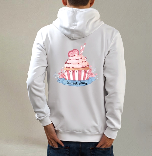 Фотография футболки Акварельный кекс Sweet Day – праздничное настроение
