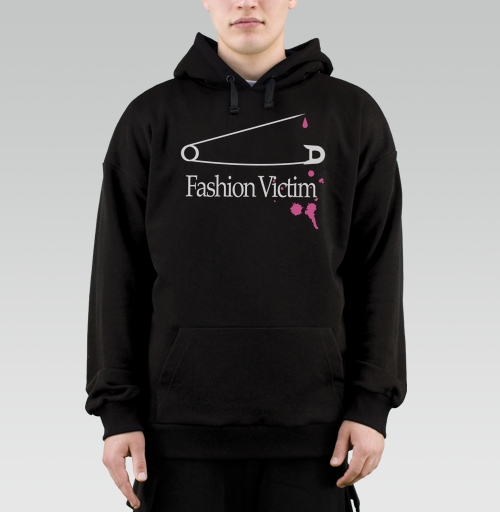 Фотография футболки Белая английская булавка c розовыми пятнами Fashion Victim