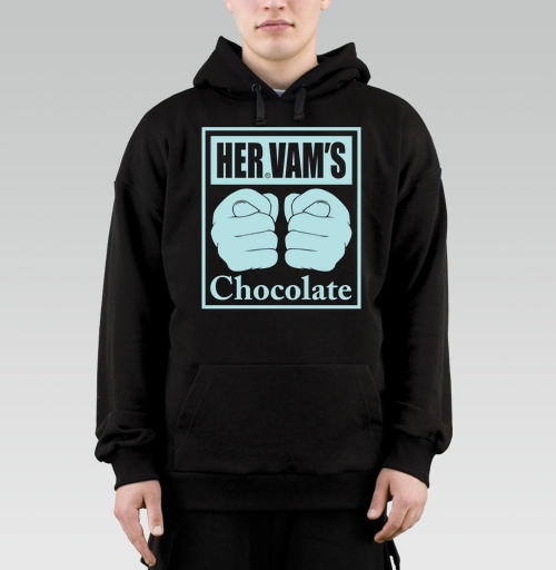 Фотография футболки Сила кулаков мощность шоколада HERVAMS Chocolate