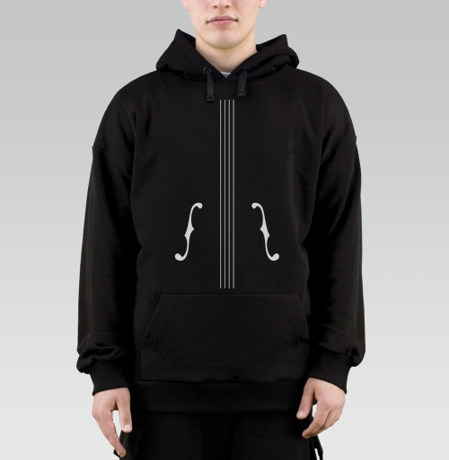 Фотография футболки Минималистичный музинструмент абстракция скрипка виолончель