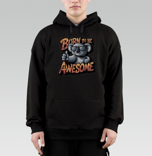 Фотография футболки Футболка с коалой Born to Be Awesome
