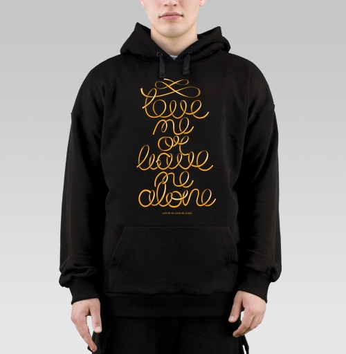 Фотография футболки Gold ribbon lettering / Люби или уходи saying Love me or leave me alone