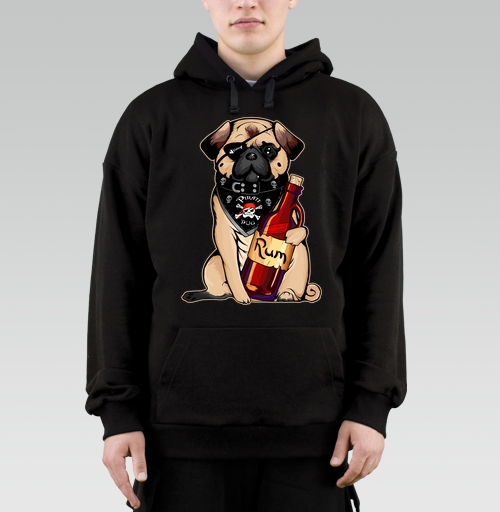 Фотография футболки Pirate pug