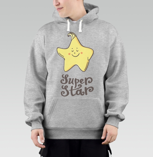 Фотография футболки Очаровательная улыбающаяся звезда Super Star