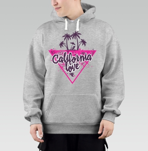 Фотография футболки California love яркая романтика пальмовой вечеринки