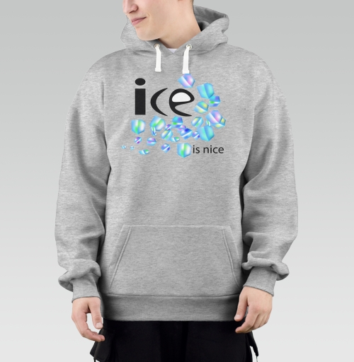 Фотография футболки Лёд Свежесть Холодная Весёлая Надпись ice is nice