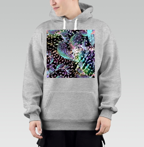 Фотография футболки Неоновый танец тропиков запах блеск voile shimmer print trend 2021