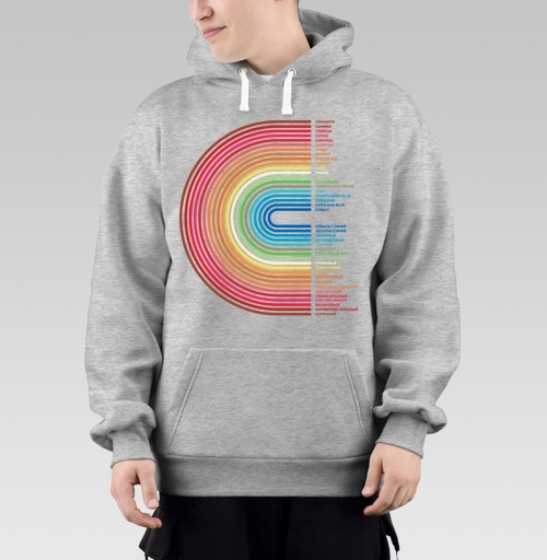 Фотография футболки Rainbow Gradient Colors – Радужный Градиент Цветов