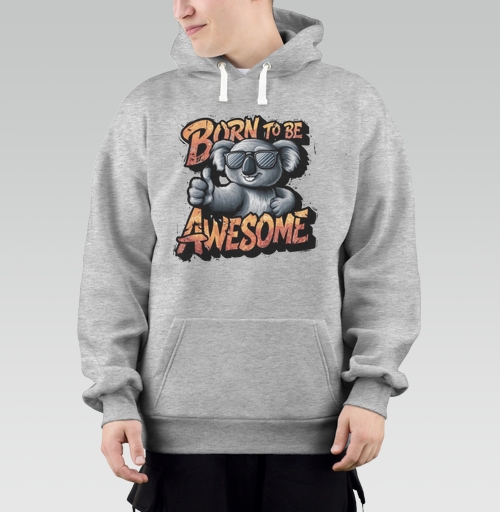 Фотография футболки Футболка с коалой Born to Be Awesome