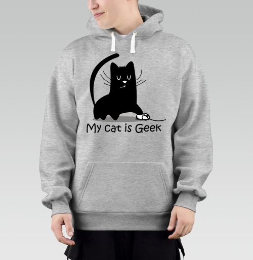 Фотография футболки My cat is Geek