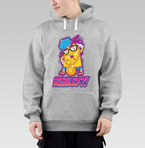Фотография футболки Skeptical Yellow Gangsta Character / Скептичный Жёлтый Гангста Монстр