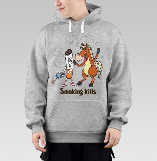 Фотография футболки Smoking kills / Курение убивает