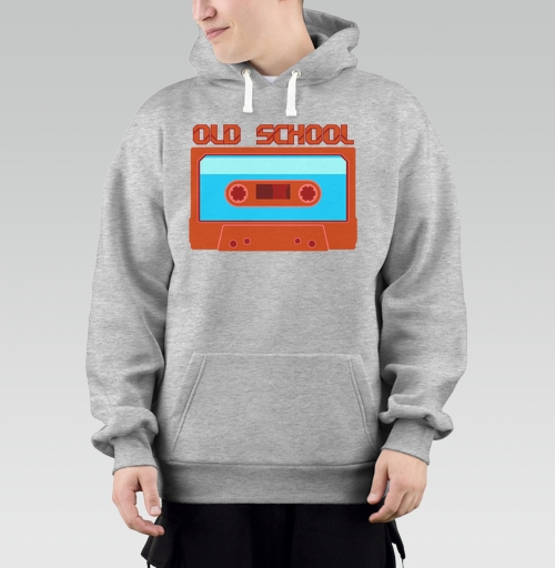 Фотография футболки Яркая ретро аудиокассета OLD SCHOOL – стиль и ностальгия