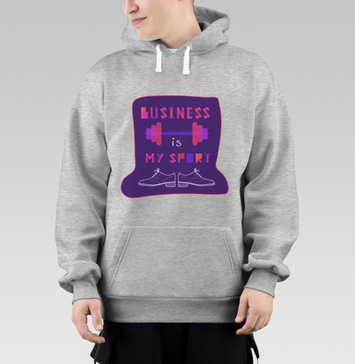 Фотография футболки Typographic composition , Busines is my sport / Шрифтовая композиция, Бизнес – мой спорт