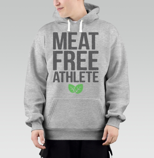 Фотография футболки MEAT FREE ATHLETE – Эмблема веган-спортсмена
