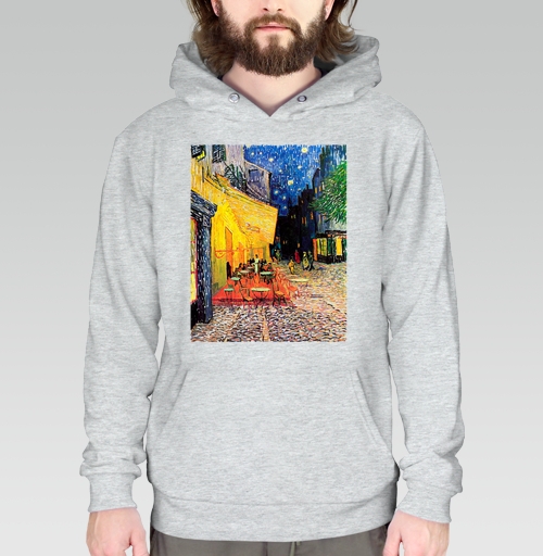 Фотография футболки Ночная террасса кафе. Ван Гог