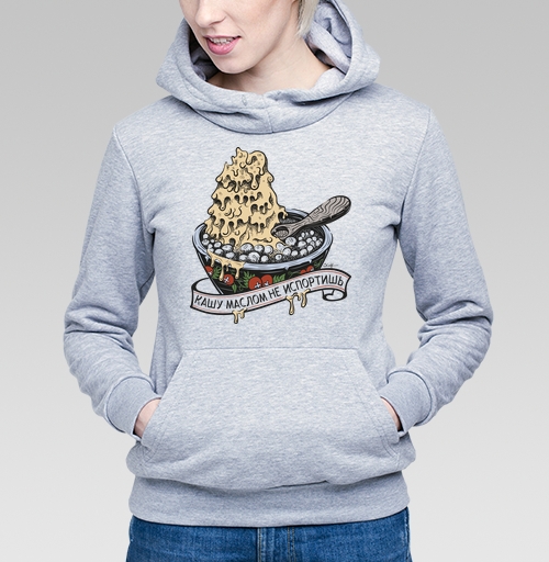 Фотография футболки Кашу маслом не испортишь