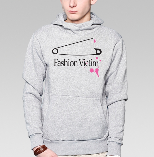 Фотография футболки Белая английская булавка c розовыми пятнами Fashion Victim