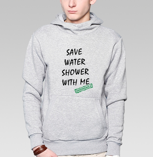 Фотография футболки SAVE WATER SHOWER WITH ME / Экономь воду, принимай душ со мной