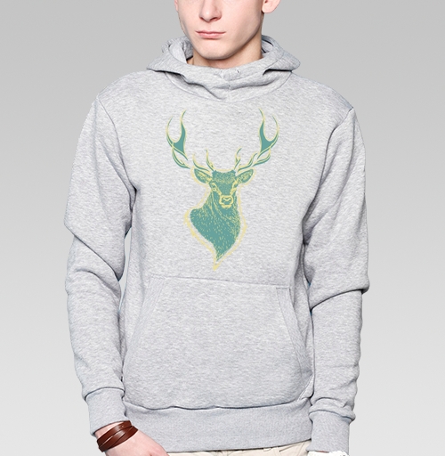 Фотография футболки Олень огненные рога
