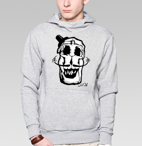 Фотография футболки Dali Skull